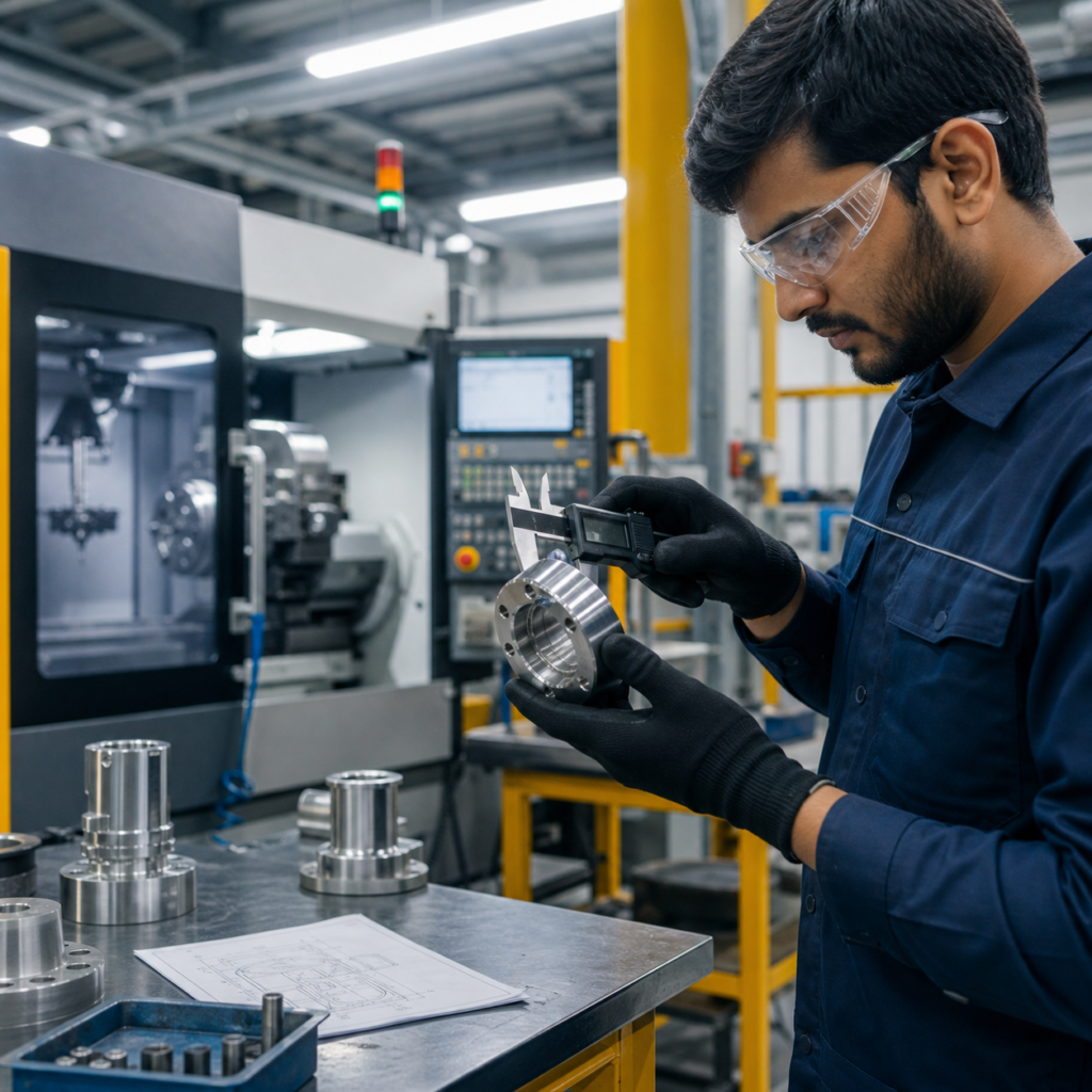 CNC quality inspection for manufacturers