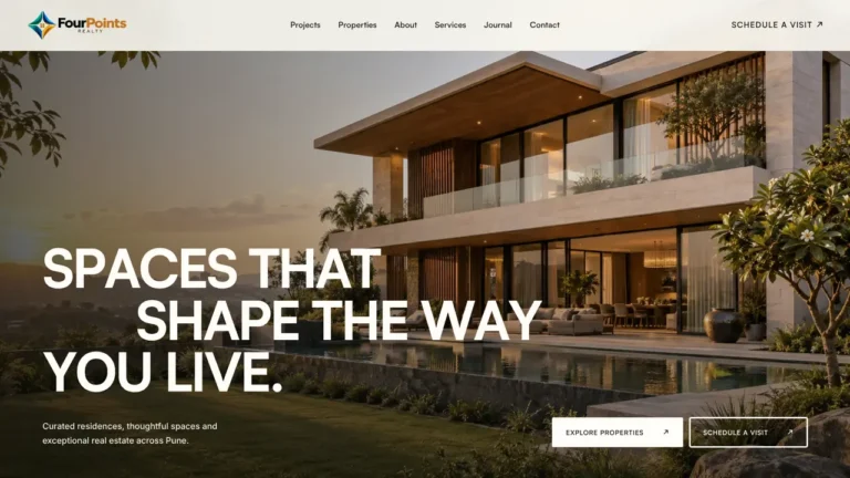 FOURPOINTS REALTY website screenshot